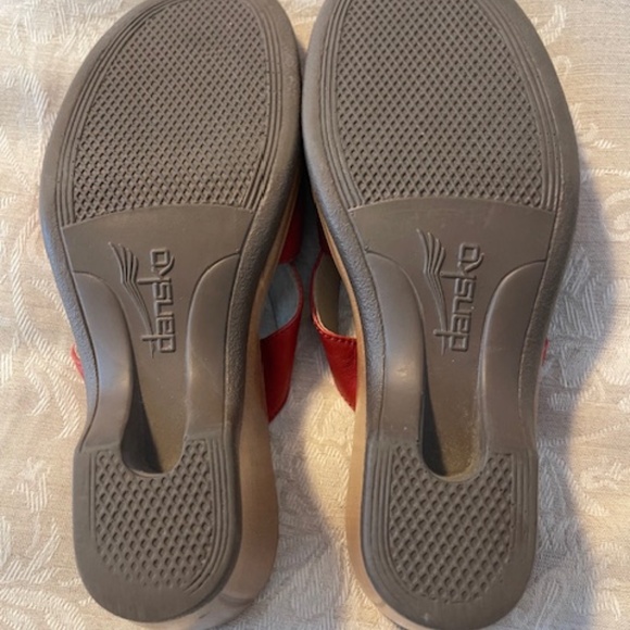 Dansko Red Sandals size 38 - Picture 3 of 7